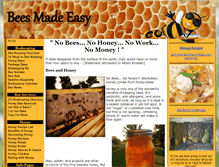 Tablet Screenshot of bees-made-easy.com